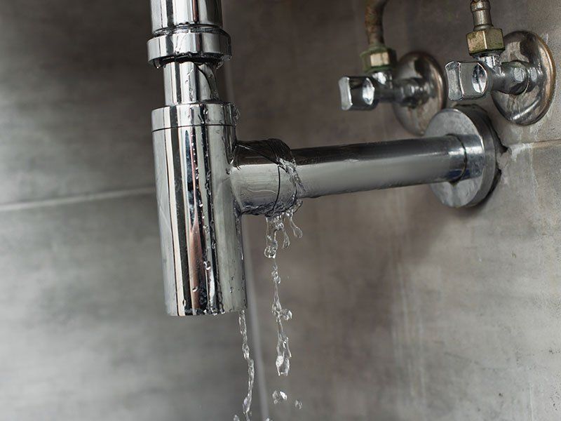 Leaking Water — Martinez, CA — Ernie’s Plumbing & Sewer Service