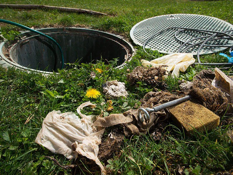 Clogged Septic Tank — Martinez, CA — Ernie’s Plumbing & Sewer Service Clogged Septic Tank — Martinez, CA — Ernie’s Plumbing & Sewer Service