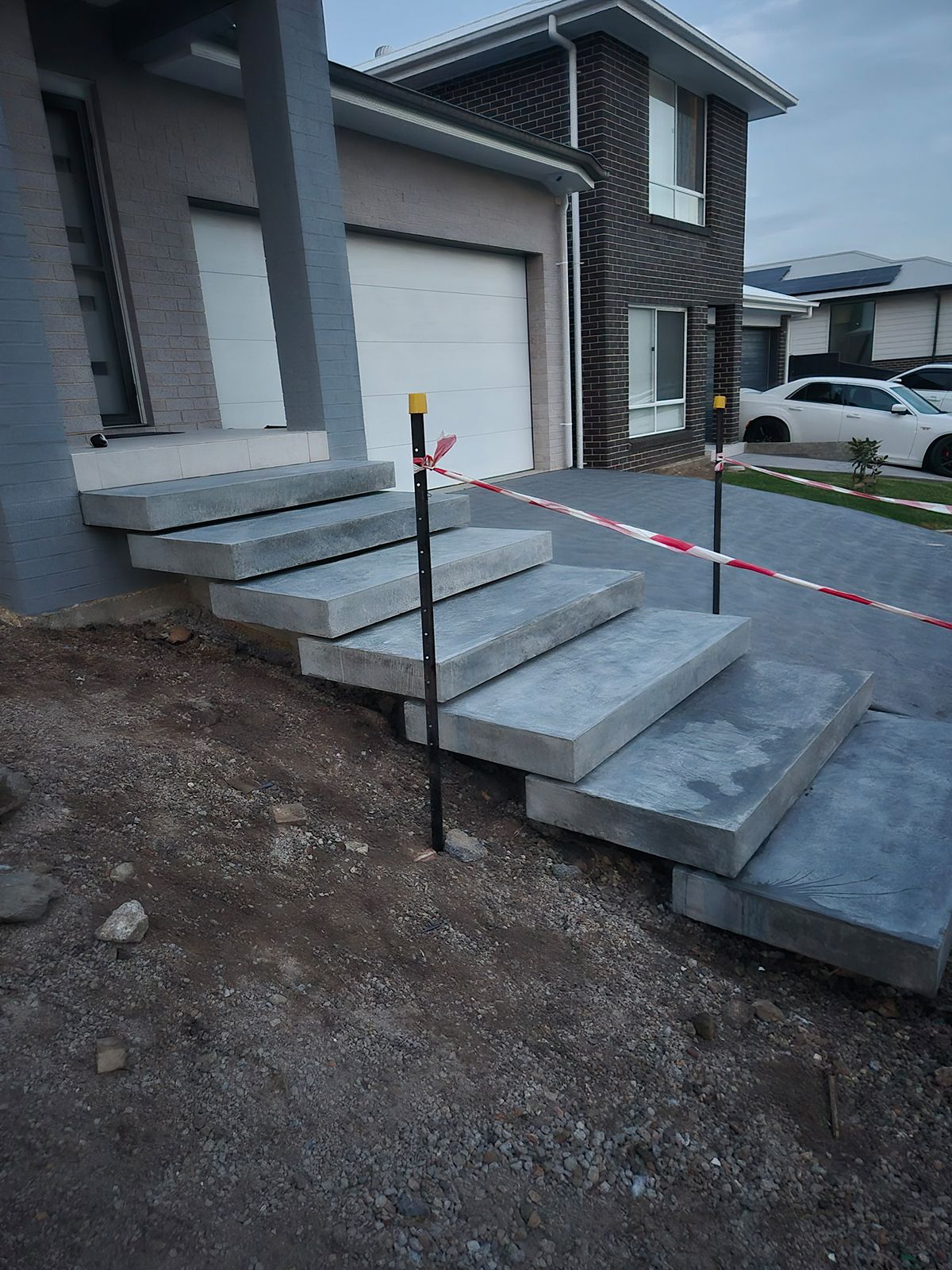 Concrete steps under construction — TP Concreting In Warilla, NSW