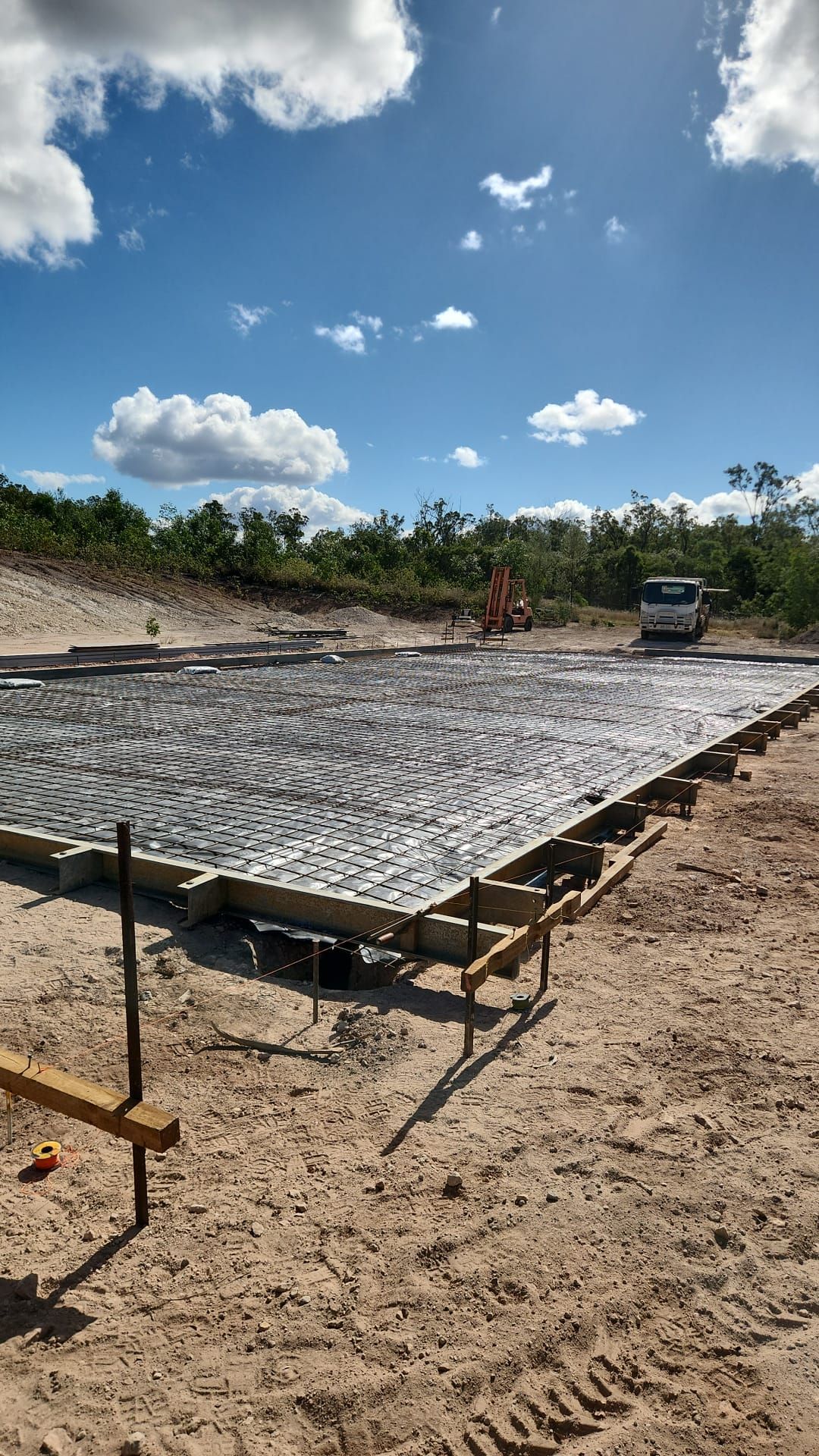 Rebar Foundation Slab Under Construction on a Sandy Site — TP Concreting In Shellharbour, NSW