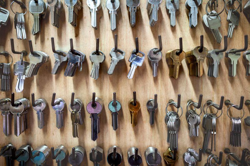 Keys On Wall — Greensboro, NC — Guilford Locksmithing Inc