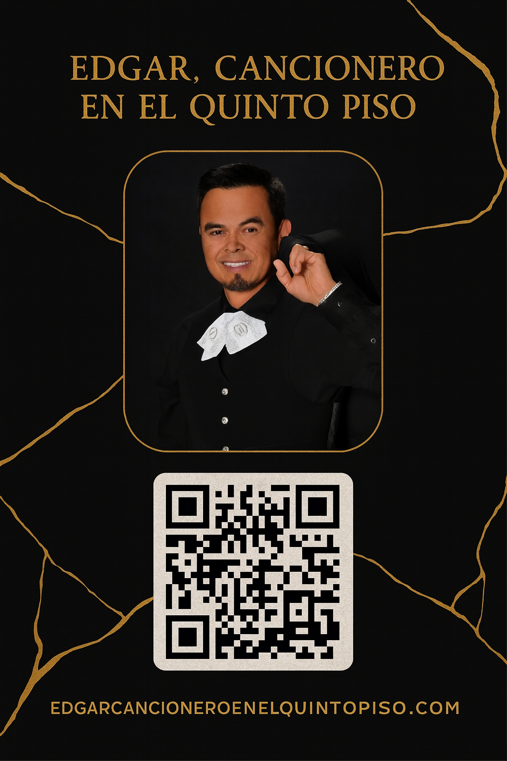 Mariachi band playing guitars on a cobblestone street with colorful buildings.