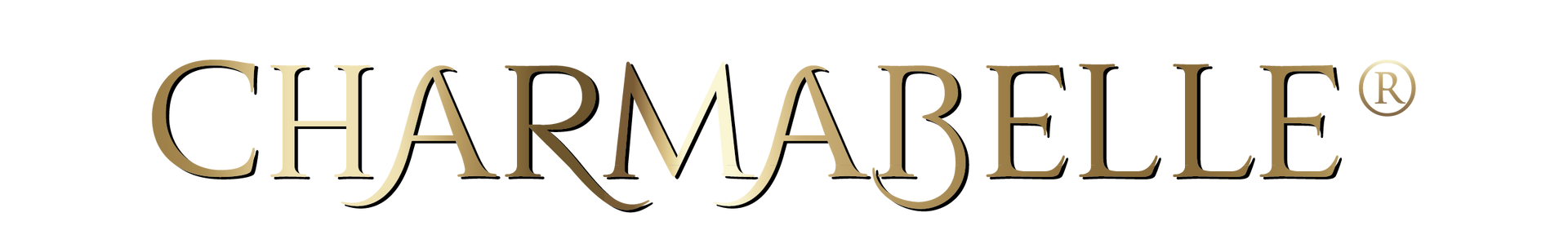 Das Logo von Charmabelle ist auf weißem Hintergrund.