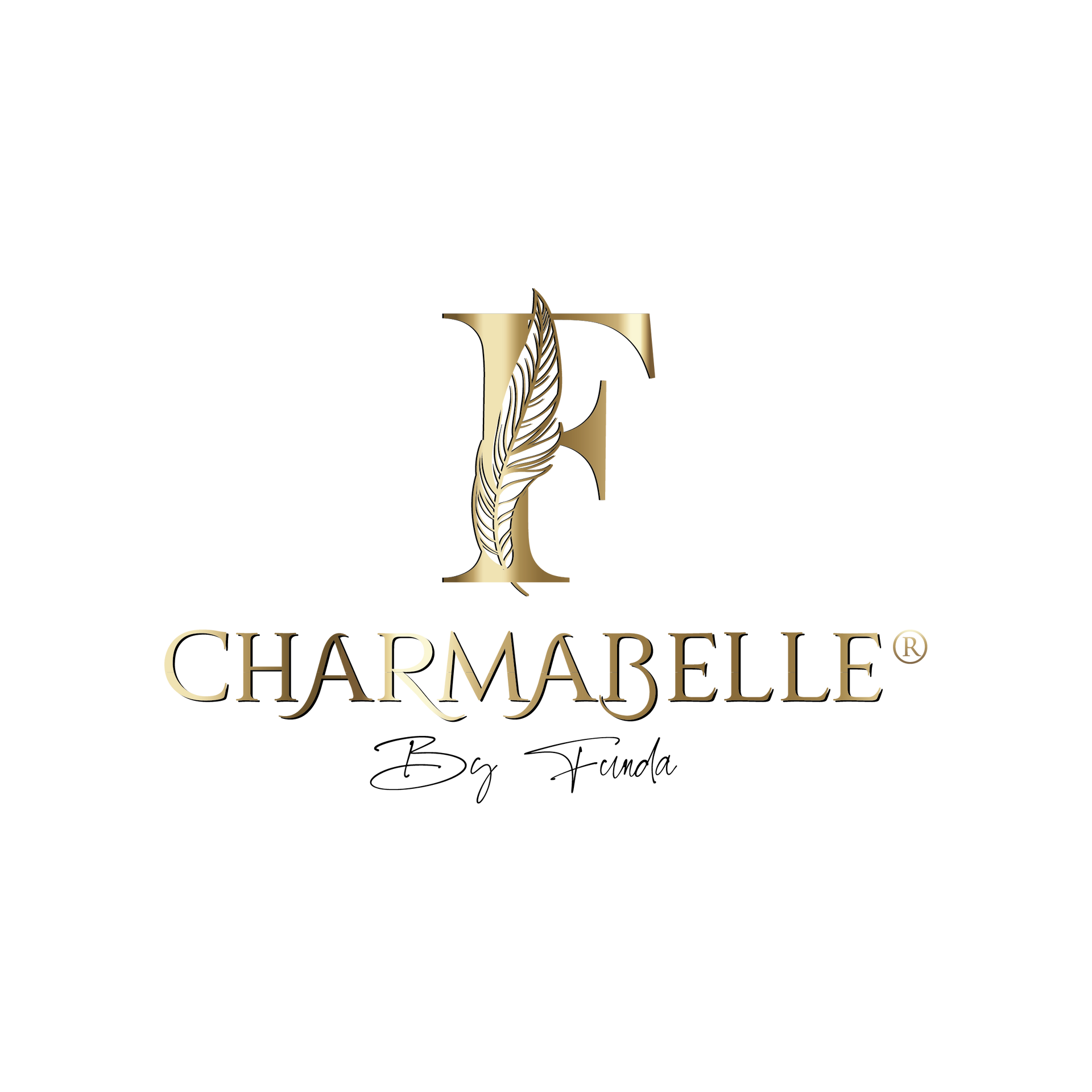 Es ist ein Logo für ein Unternehmen namens Charmabelle.