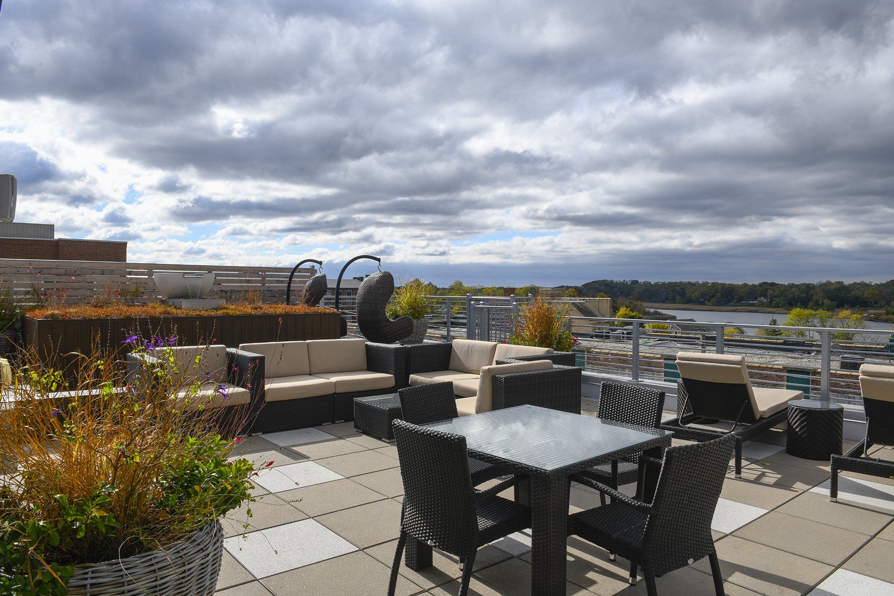 exterior photo of westside lofts rooftop deck