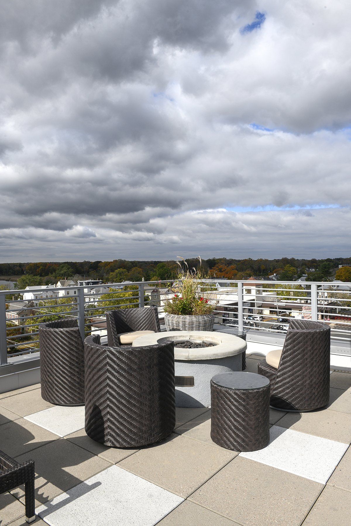 exterior photo of westside lofts rooftop deck