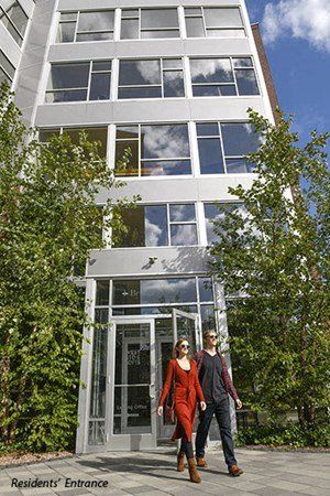 Exterior photo of west side lofts