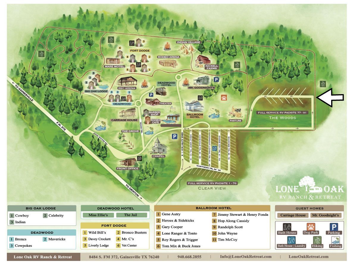 The Woods RV Sites