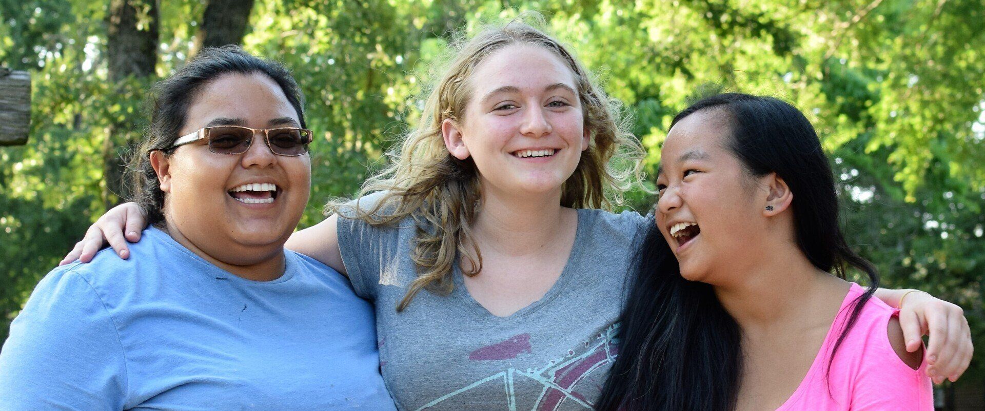 group of friends smiling