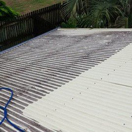 Half painted roof— Gallery in Mackay, QLD