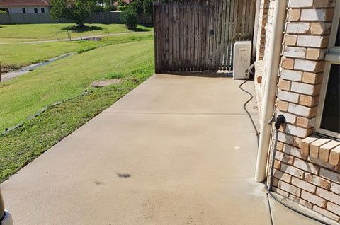 Cleaned view of garage — Home Pressure Cleaners in Mackay, QLD