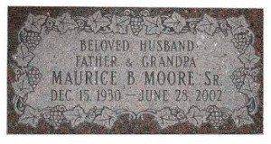 Cemetery Headstone Engraving — Maurice More in Justice, IL