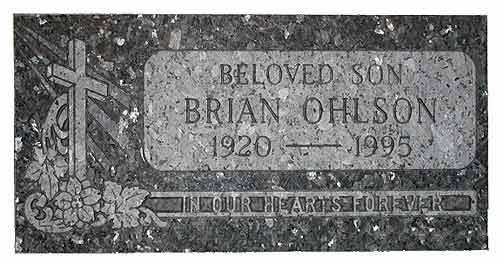 Gravestone of Brian Ohlson, 
