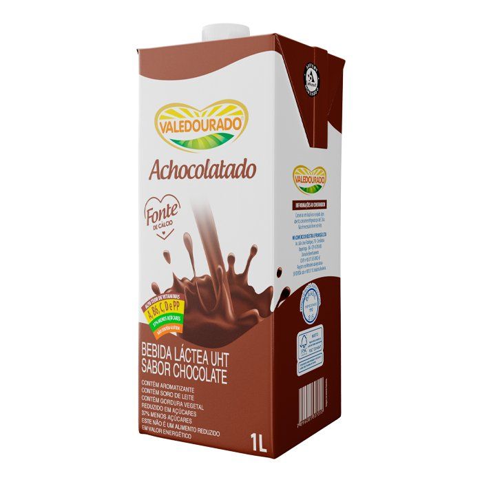 Bebida Láctea sabor Chocolate 1L Valedourado