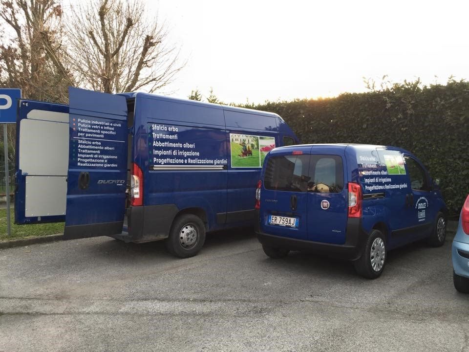 mezzi impresa di pulizie