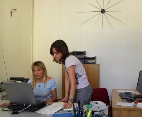 ufficio di un'impresa di pulizie