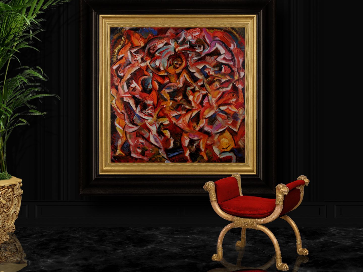 Dance of the Damned |  Abstract Oil Painting by John Varriano