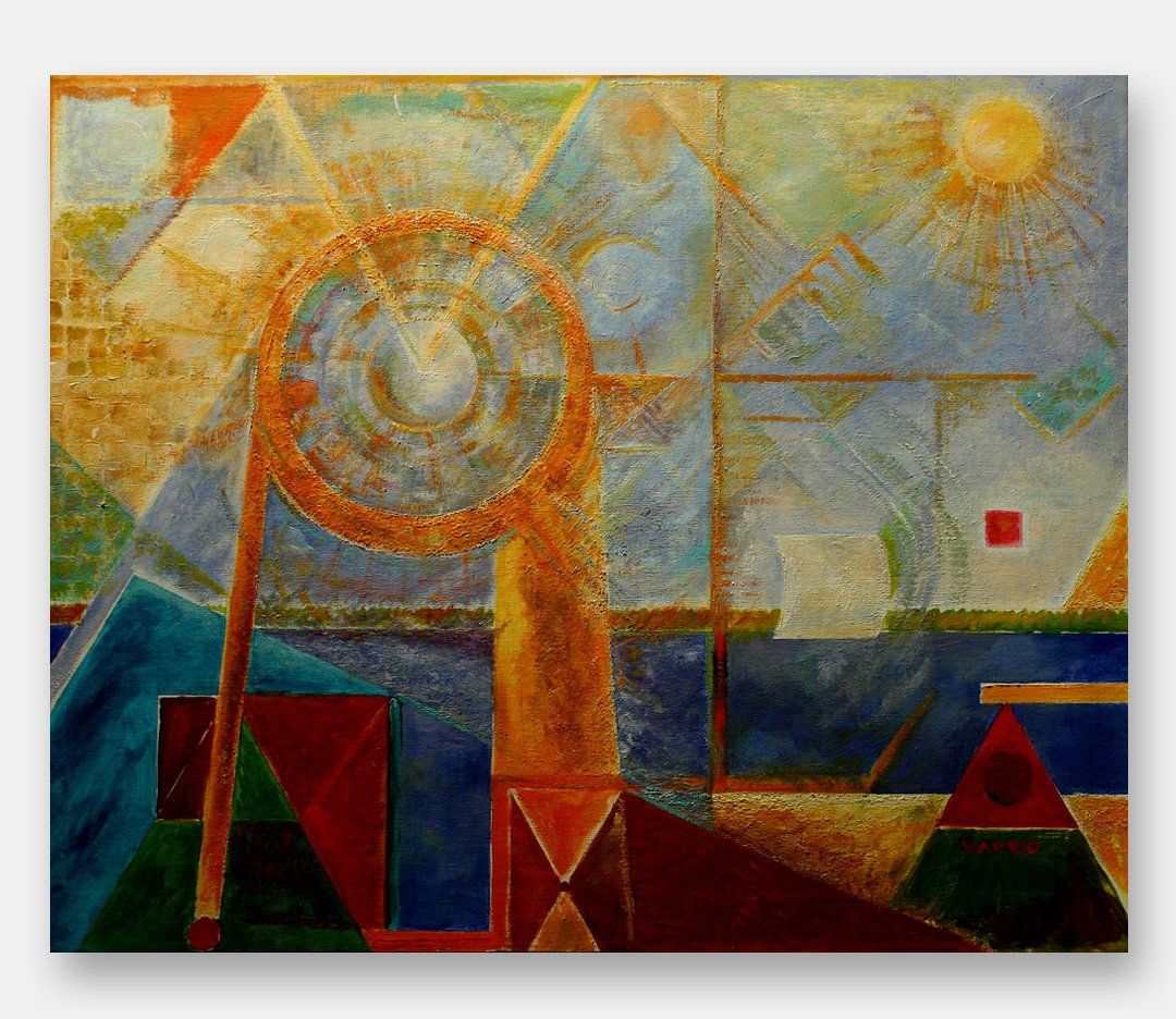 John Varriano - Alexandria - Abstract Oil Painting