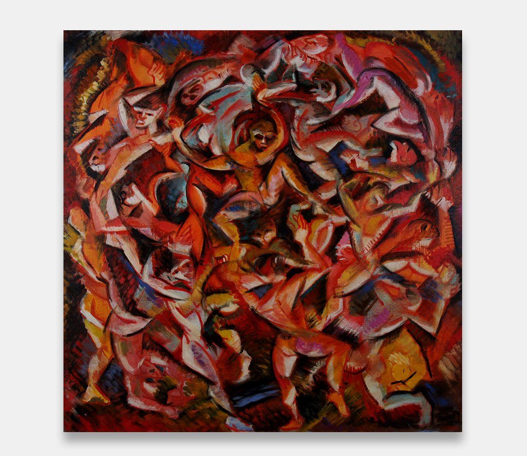 John Varriano, American Artist Oil Painting: Dance of the Damned