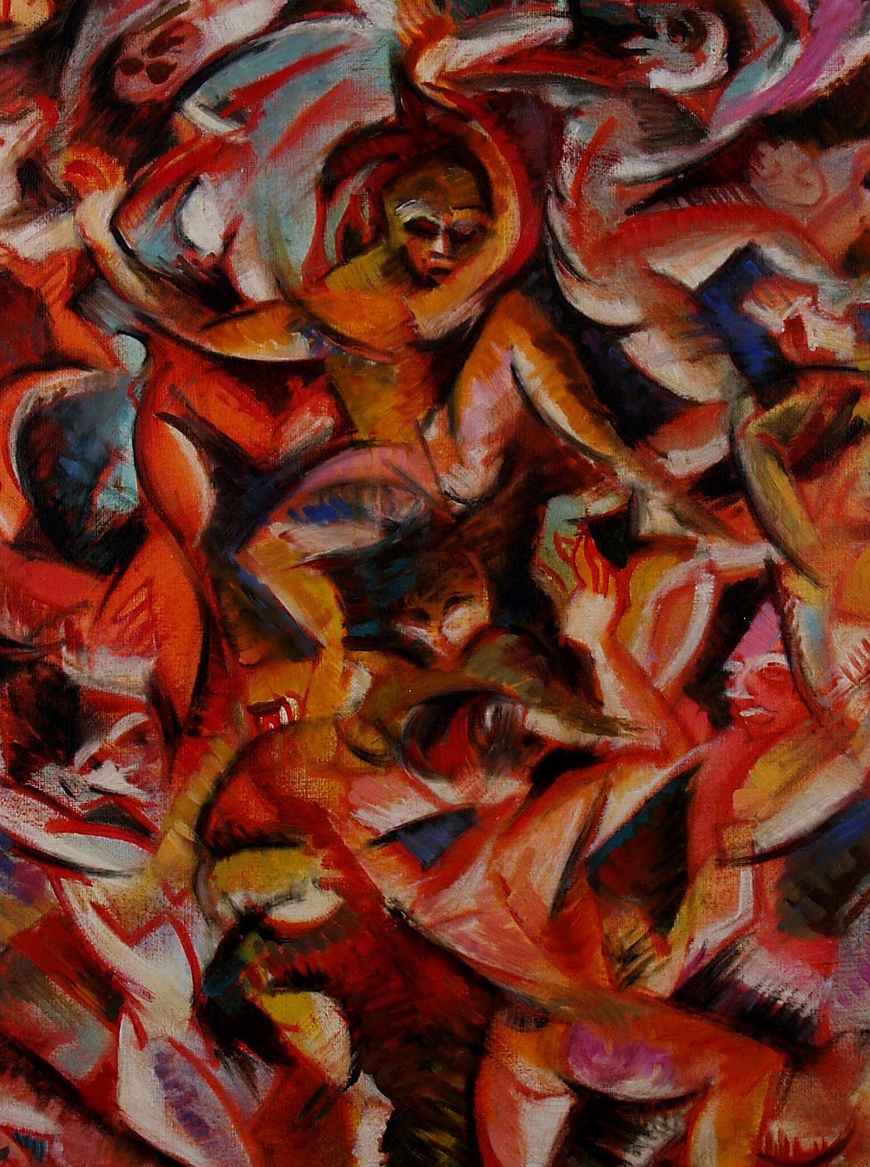 Dance of the Damned |  Abstract Oil Painting by John Varriano