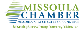 The missoula area chamber of commerce logo is shown