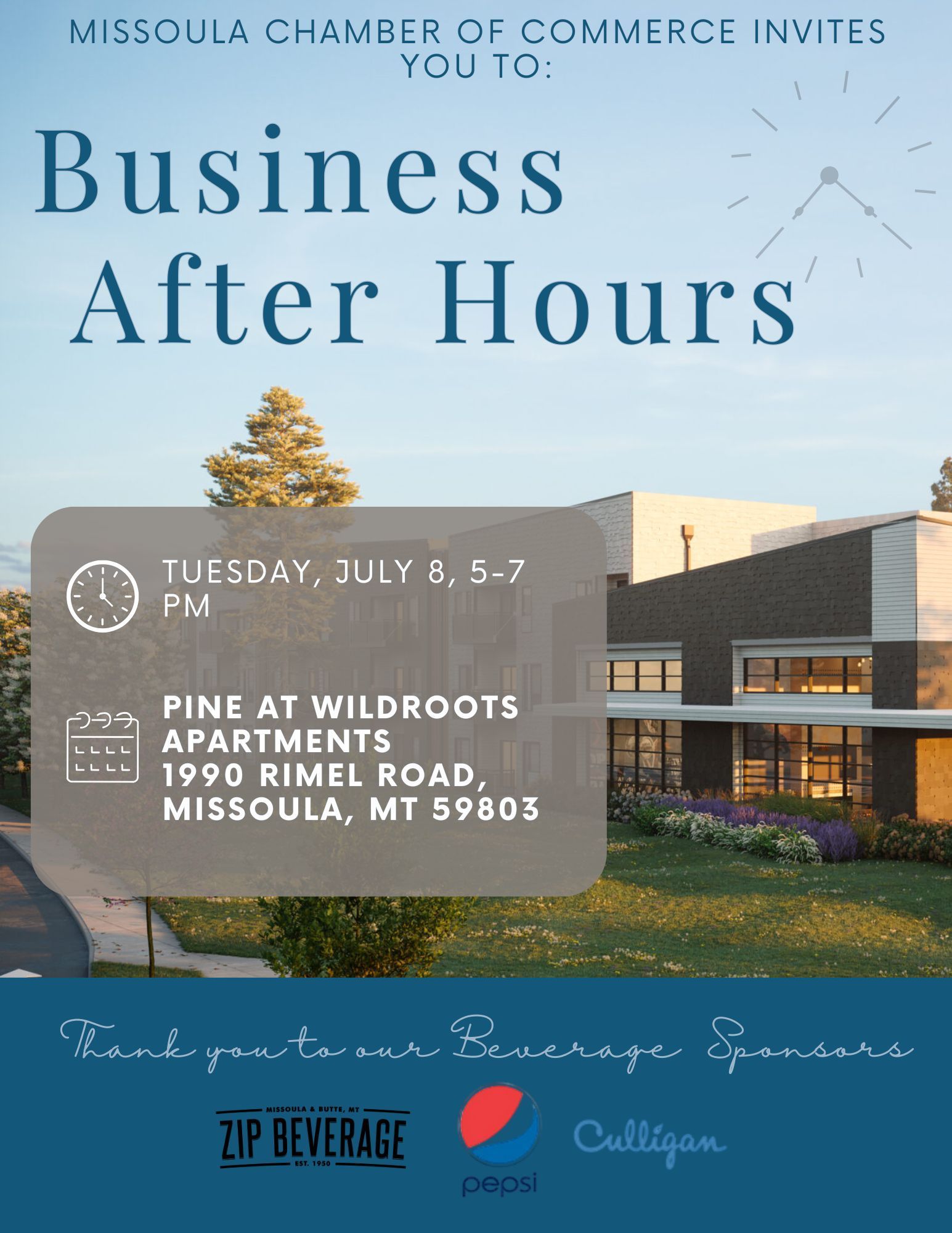 A business after hours flyer for comfort systems usa