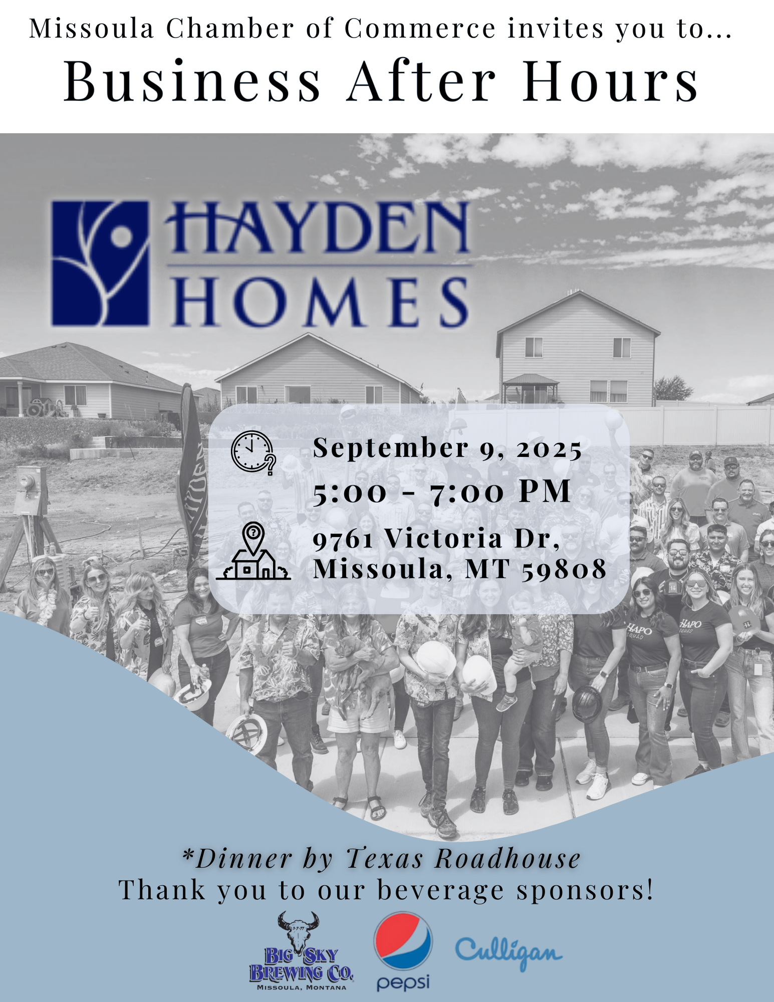 A business after hours flyer for comfort systems usa