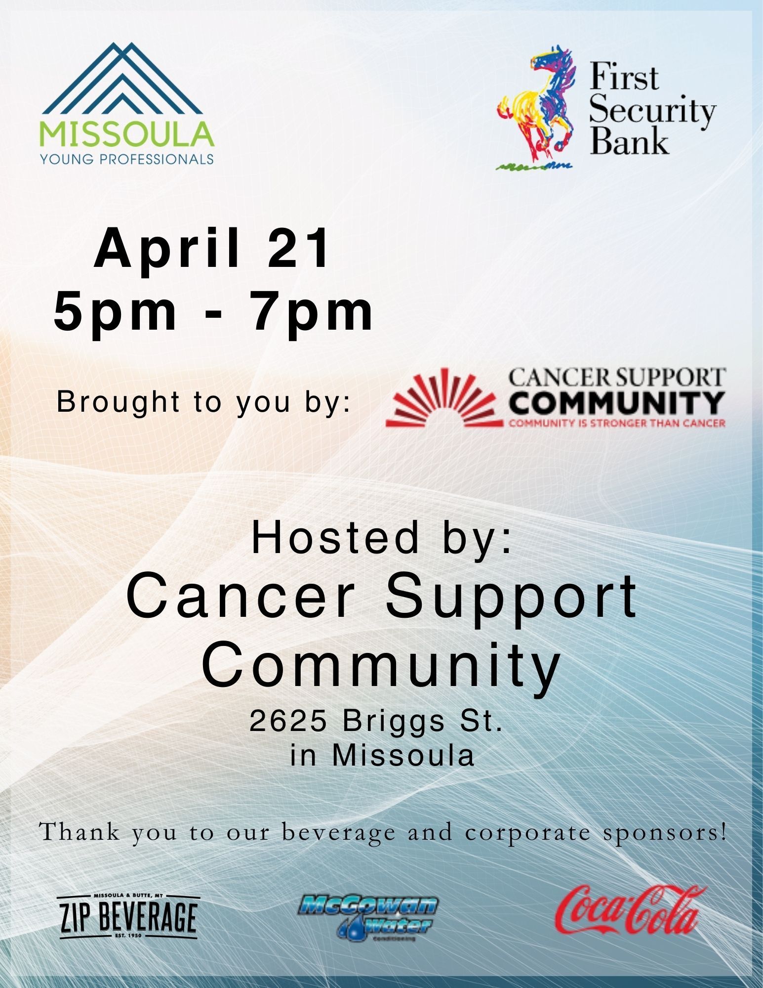 Missoula Young Professionals flyer for Insured Titles