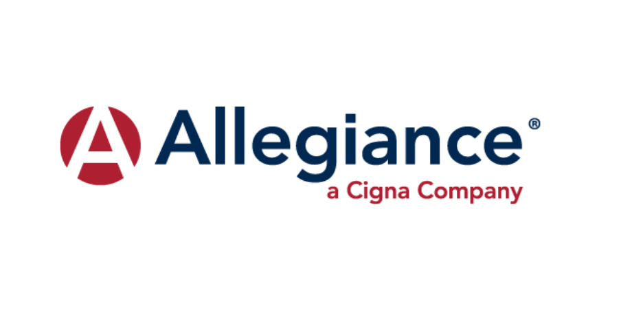 The allegiance logo is a cigna company.