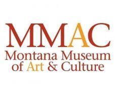 The logo for the montana museum of art and culture.