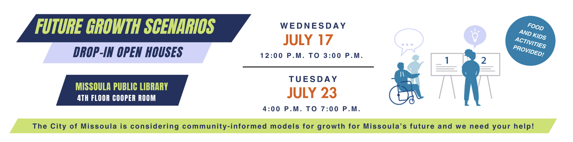 A poster for future growth scenarios on july 17