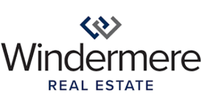 The windermere real estate logo is shown on a white background.