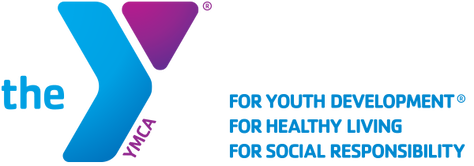 A logo for the ymca for youth development for healthy living for social responsibility