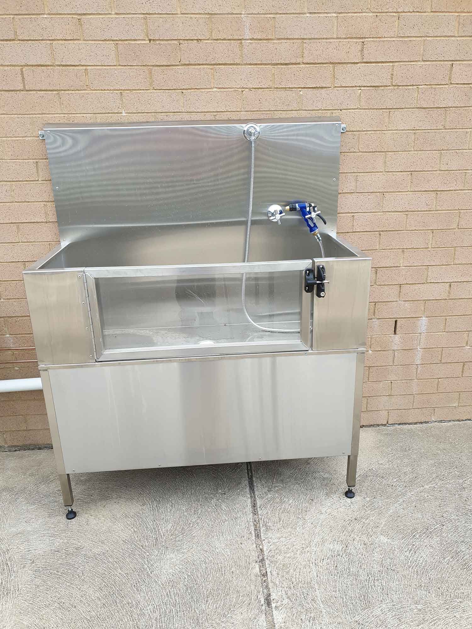 Dog Washing Sink — Cardiff, NSW — M P Stainless Steel Manufacturing