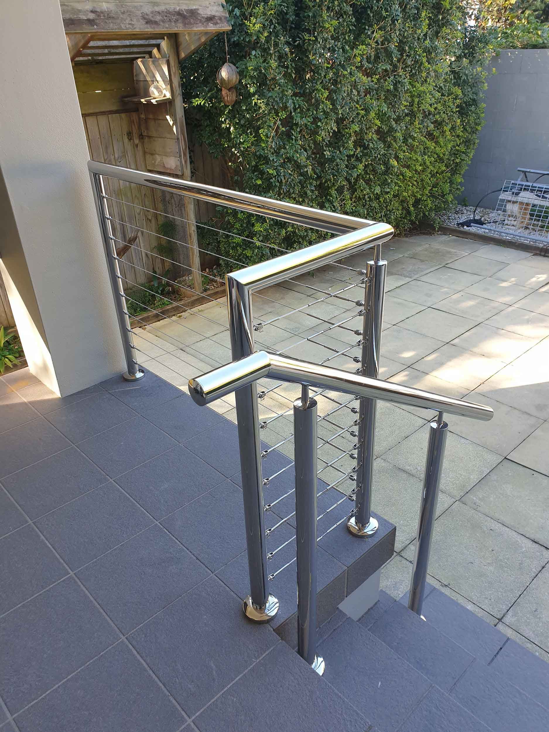 Stainless Steel Handrail — Cardiff, NSW — M P Stainless Steel Manufacturing