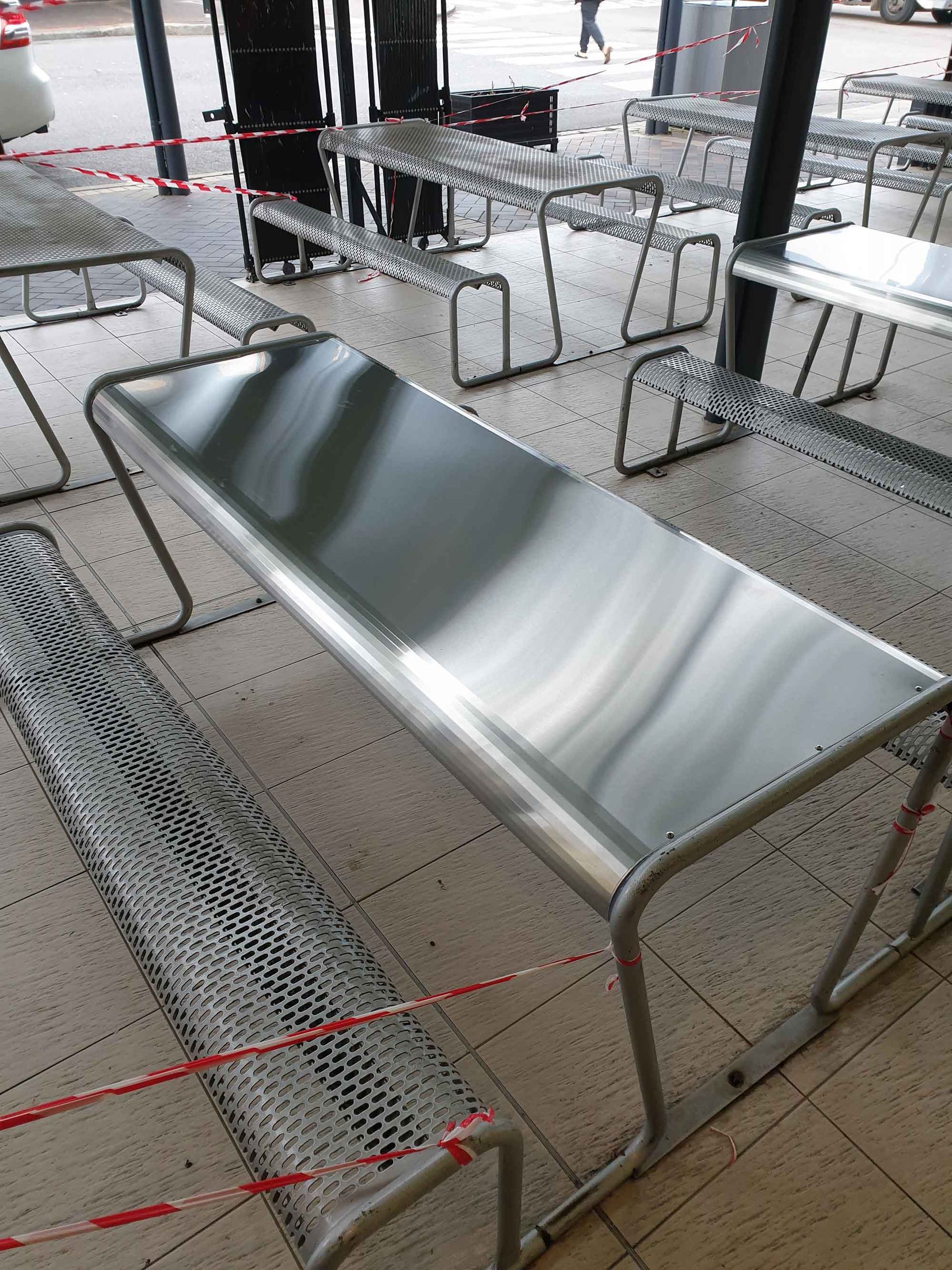 Stainless Steel Bench — Cardiff, NSW — M P Stainless Steel Manufacturing