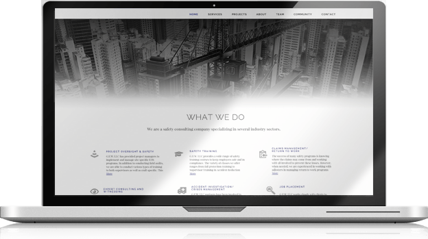 Website Design for Construction Safety Consultants