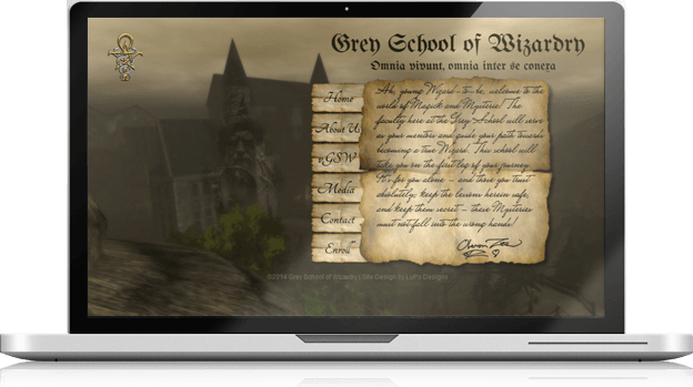 Website Design for non-profit academy