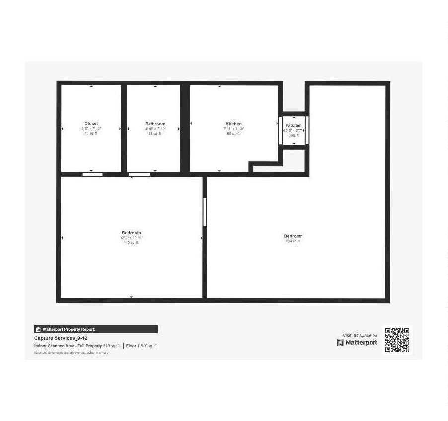 Floor plan for a 3-bedroom, 2-bath apartment with leasing office information.