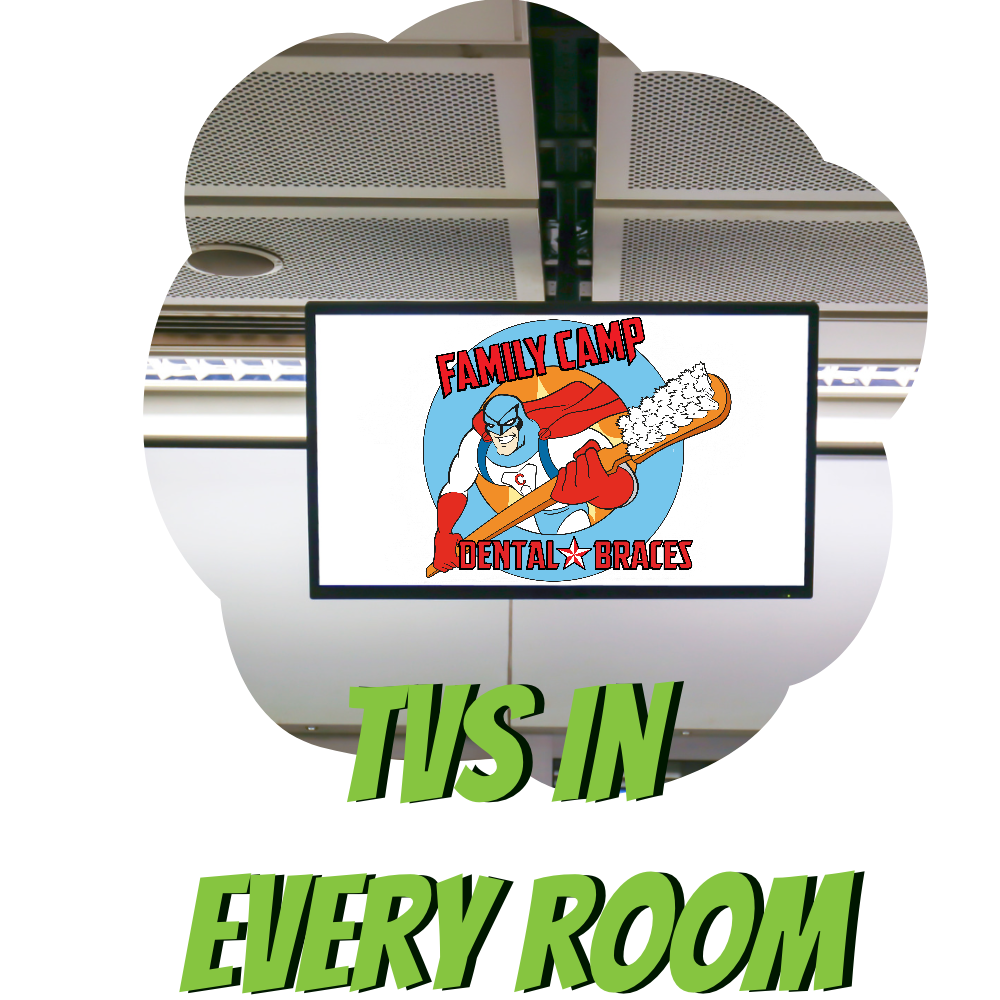 Kids camp dental braces - Tvs in every room