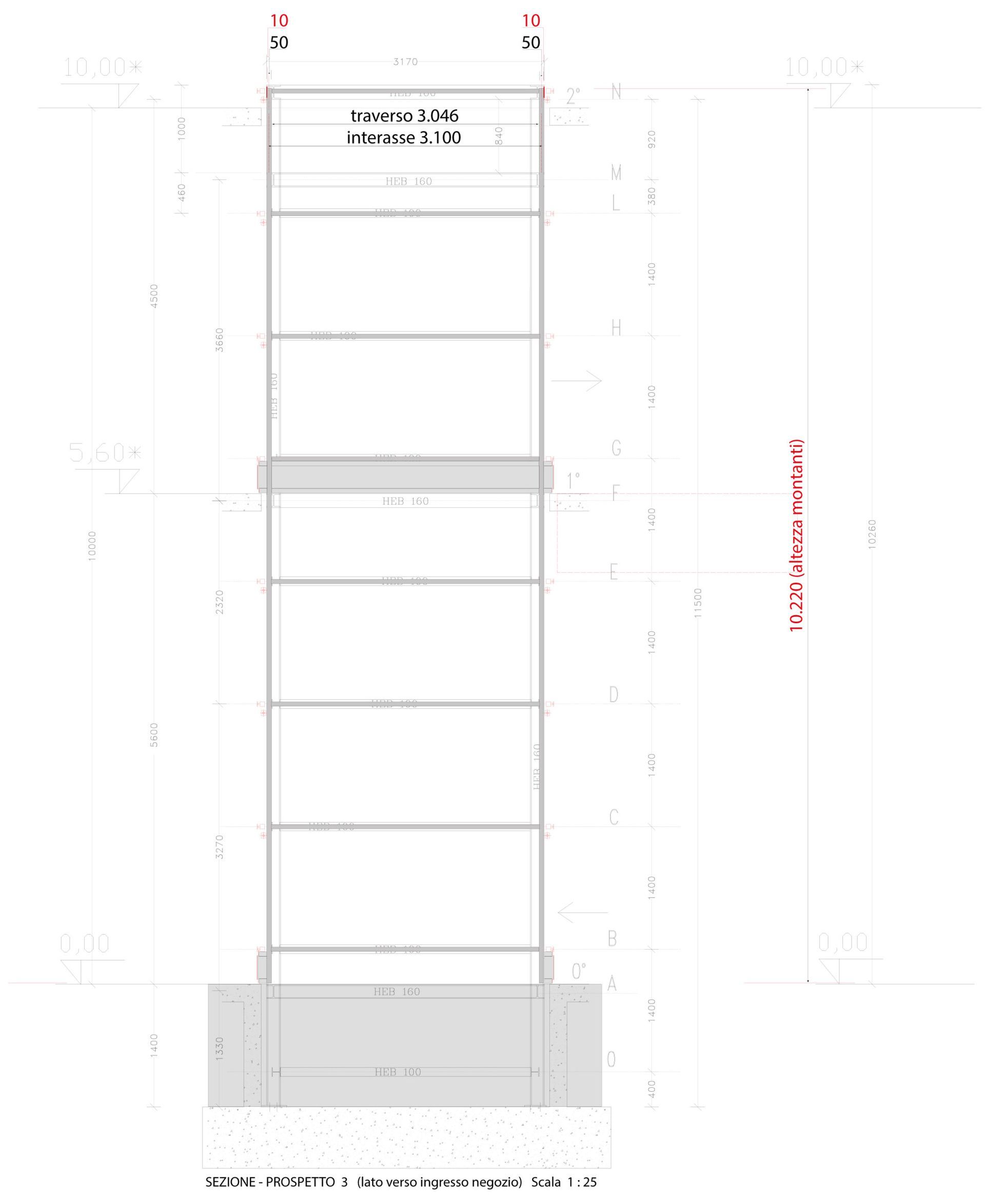 prospetto Mz Sistemi a Latina ascensore panoramico