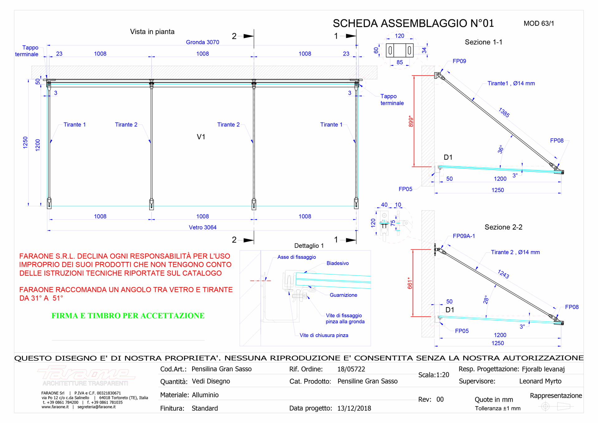 Disegno tecnico struttura con dimensioni, eventualmente per la costruzione, con etichette e diagrammi costruzione ascensore panoramico Mz Sistemi a Latina