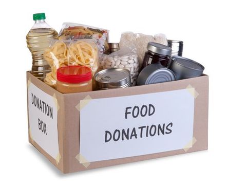 Donation — Box Of Foods Inside Church In Joliet, IL