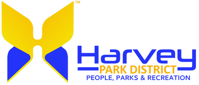 harvey park district harvey illinois logo by w2graphics