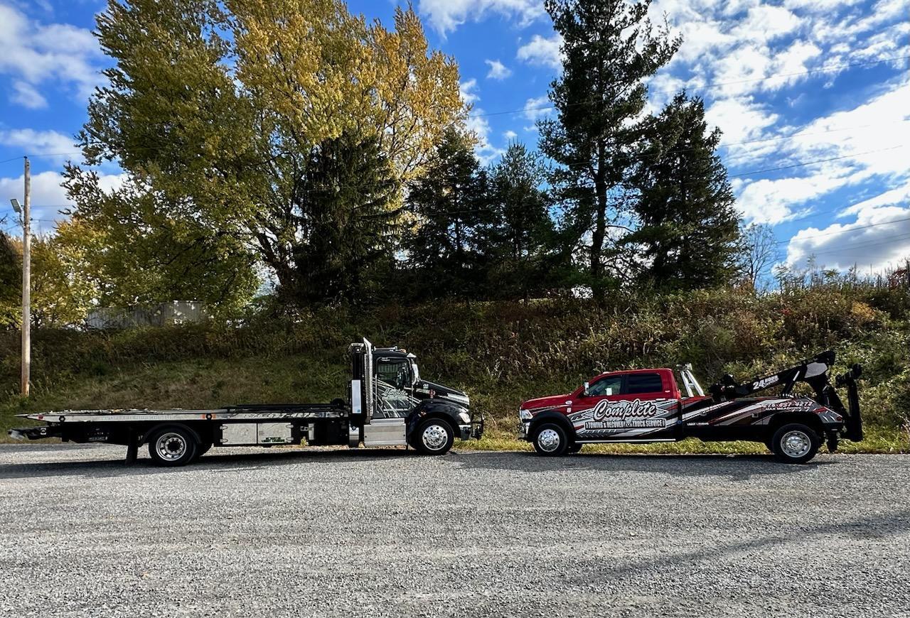 Newly Cleaned Trucks — Max Meadows, VA — Complete Towing & Recovery Inc.