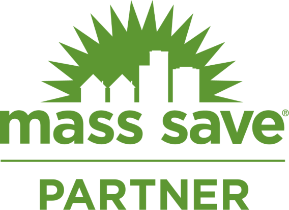 The logo for mass save is green and white