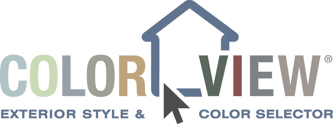 The logo for color view exterior style and color selector