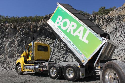 View of  Hercules truck