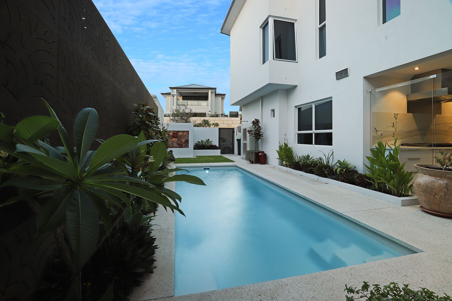 Harmony Sky Blue Pool — Pools By Design in Warana, QLD