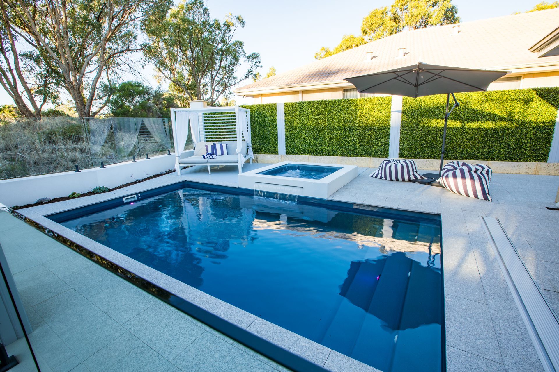 Istana Bluesteel Pool — Pools By Design in Warana, QLD